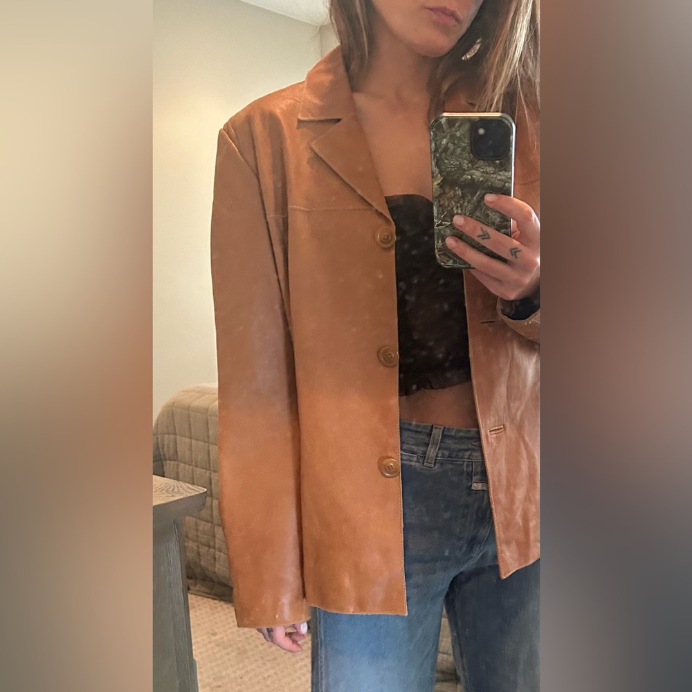 Mossimo Supply Co Leather Blazer